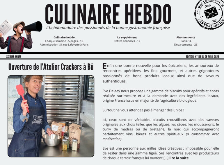 Ouverture de l’Atelier Crackers !
